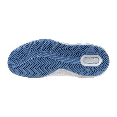 Mizuno Wave Enforce Court Womens Tennis Shoe - White/Parisian Blue