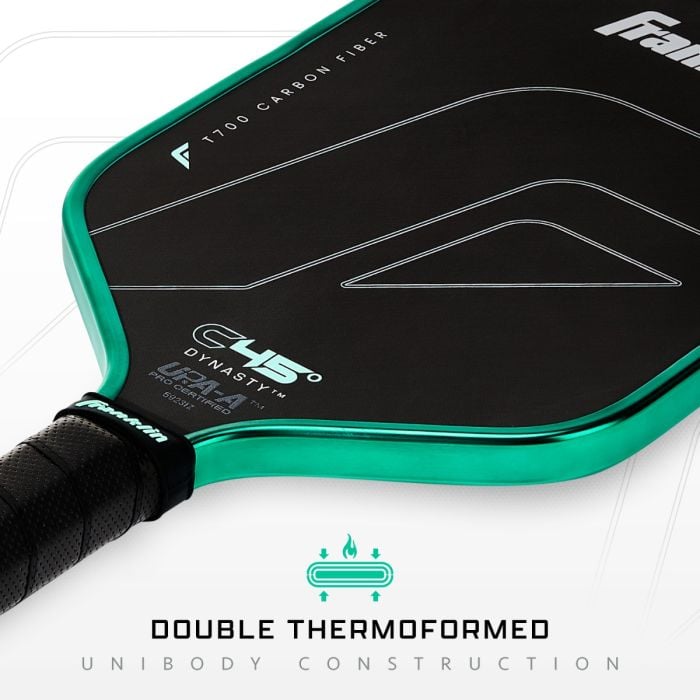 Franklin C45° Carbon Fiber Pickleball Paddle - Dynasty 16mm - Green