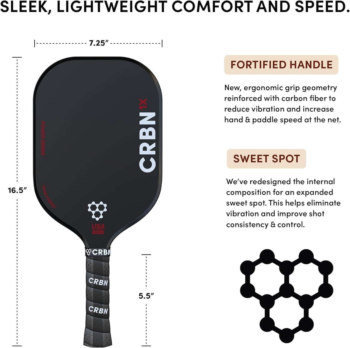 CRBN 1X Power Series (Elongated Paddle)