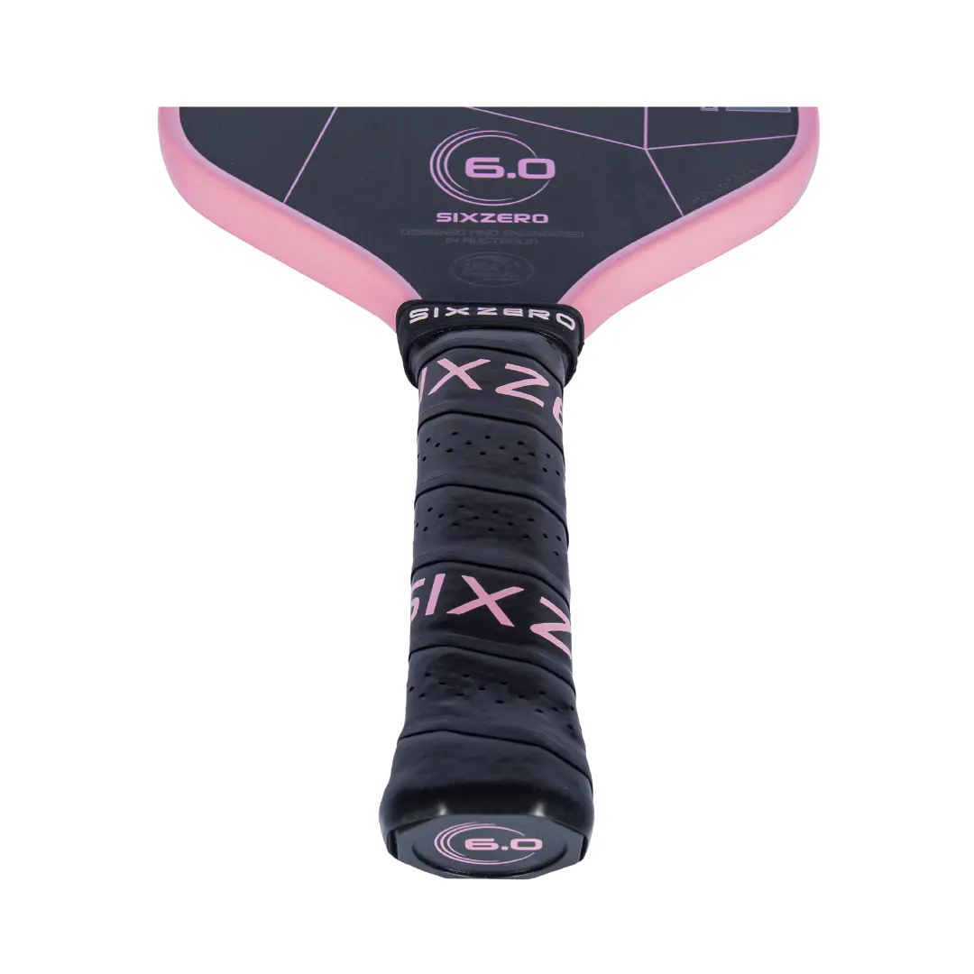 SixZero Double Black Diamond Control Paddle - Cherry Blossom Pink (pink edgeguard)