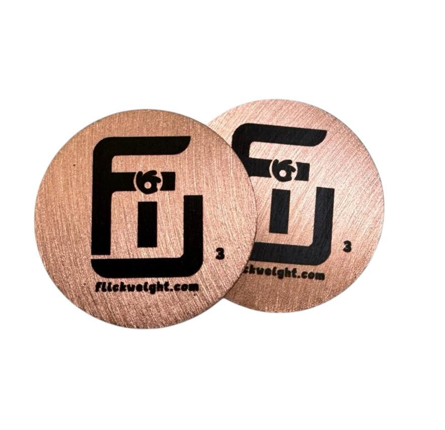 Flick Weight 3g - Copper 2 Pack