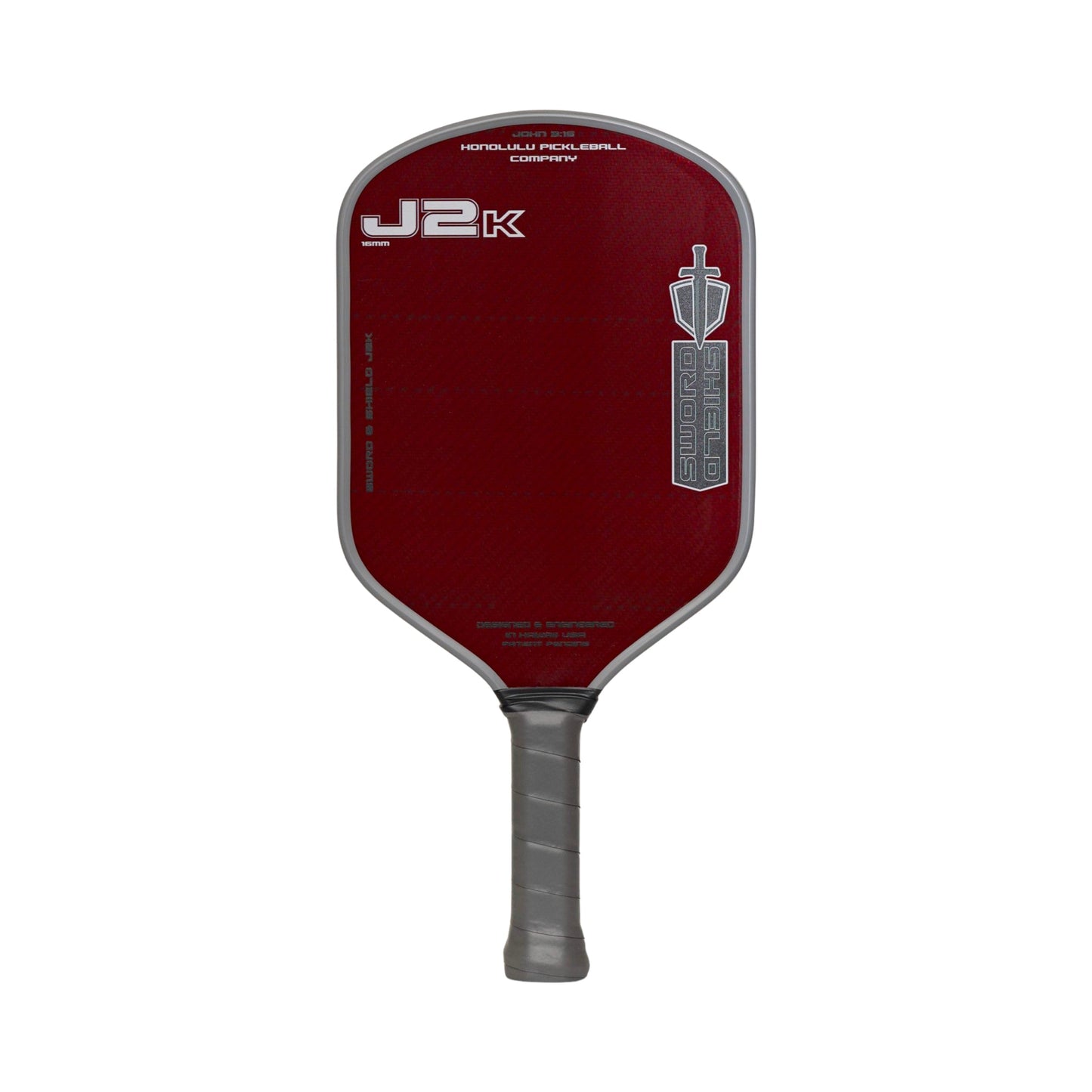 HONOLULU Pickleball Company Sword & Shield J2K 16mm Paddle