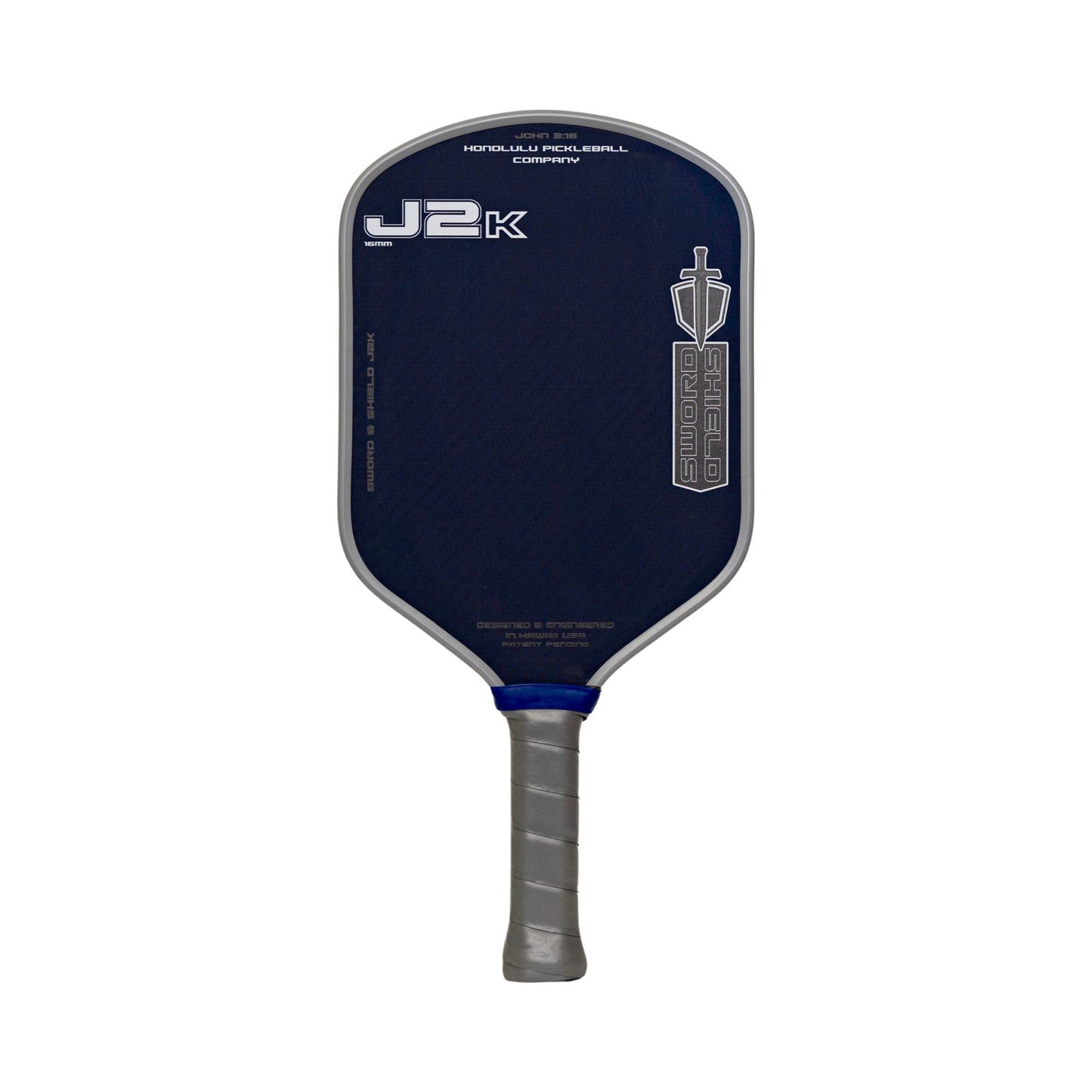 HONOLULU Pickleball Company Sword & Shield J2K 16mm Paddle