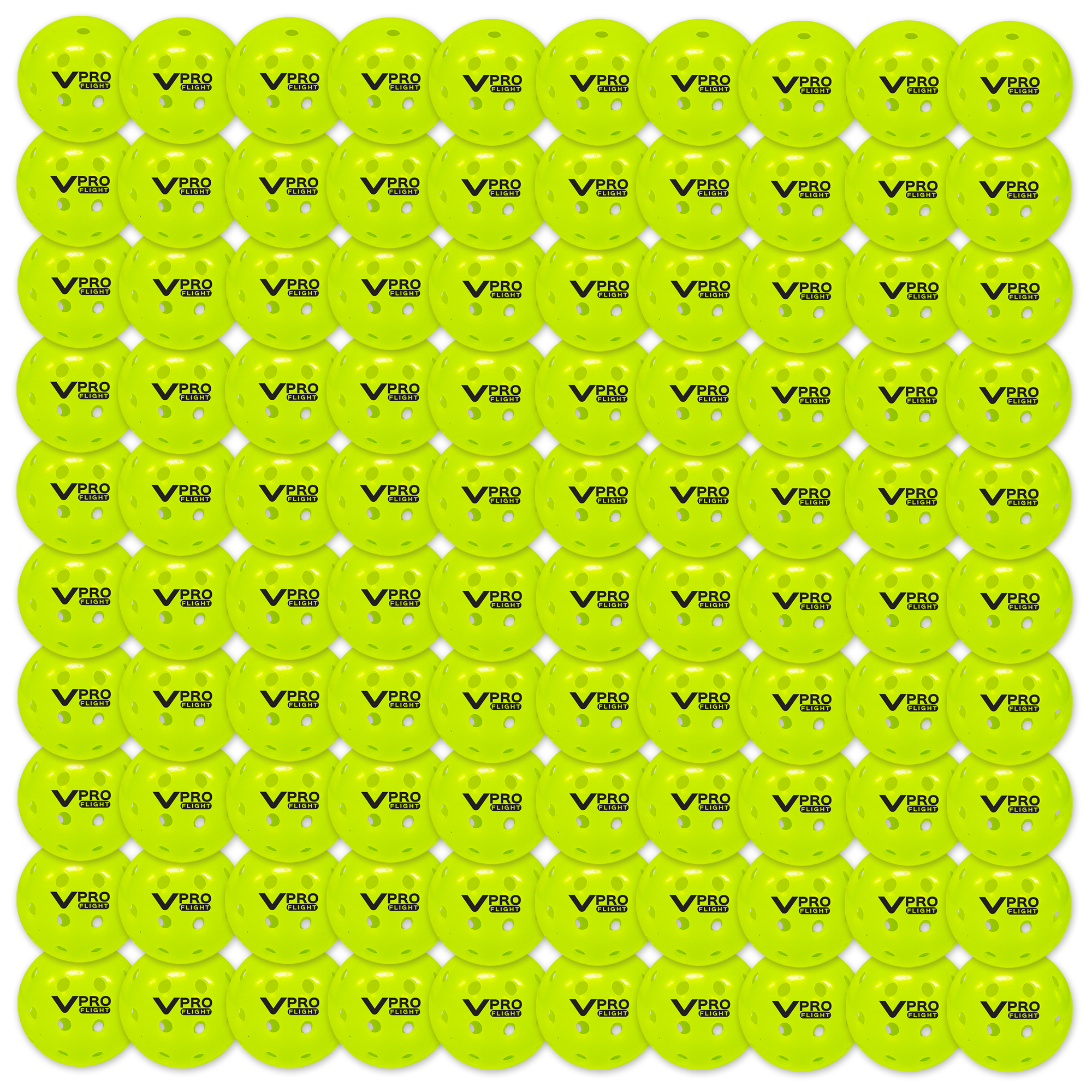 Vulcan VPRO FLIGHT Outdoor Pickleball Bulk Pack (100 pk.)