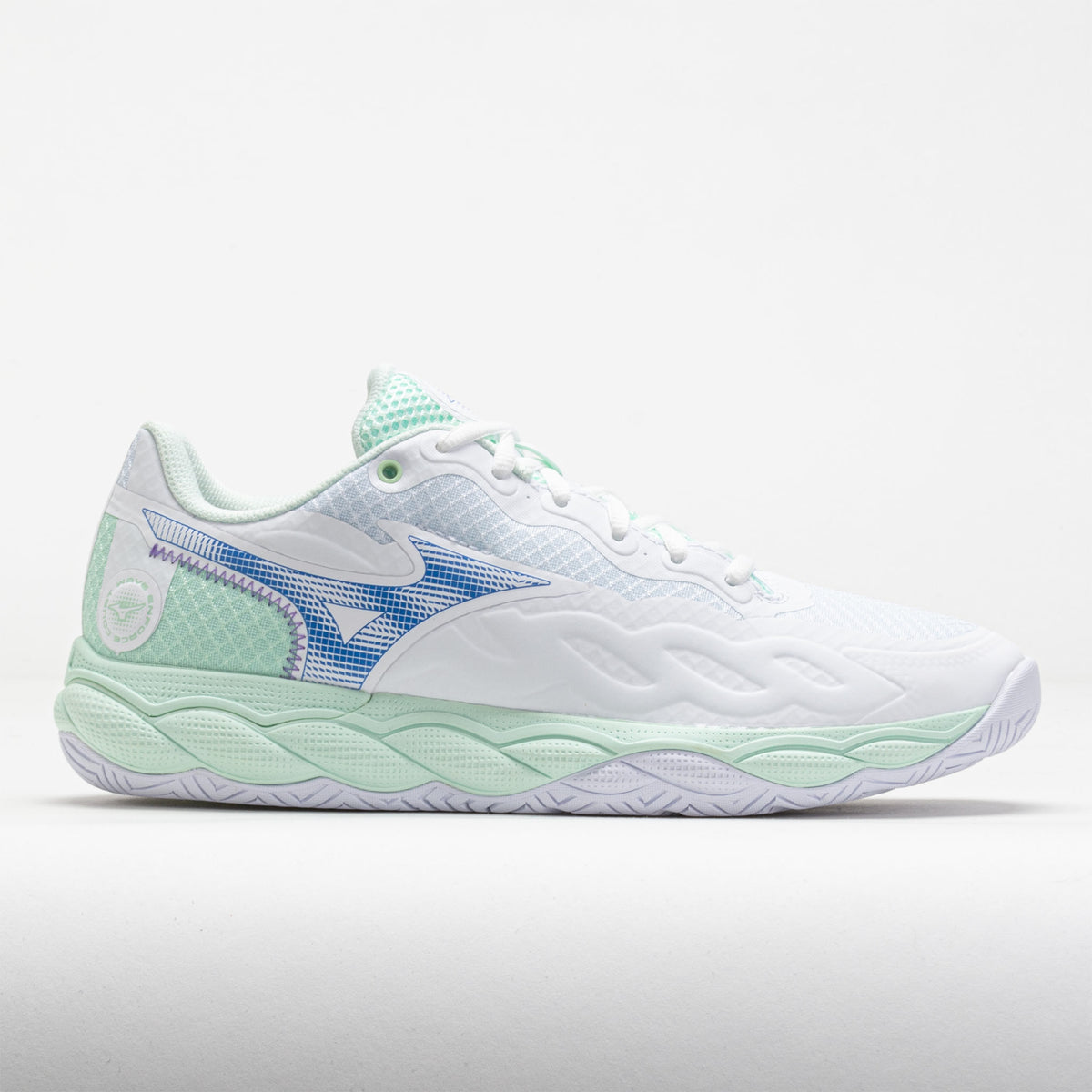 WAVE ENFORCE COURT AC WOMEN - WHITE-FRONTIER BLUE