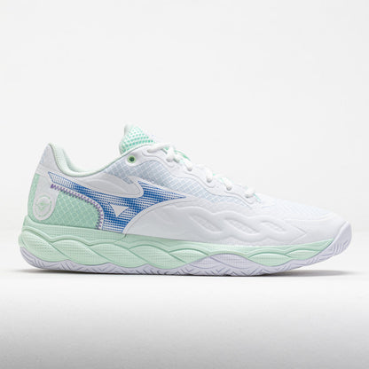 WAVE ENFORCE COURT AC WOMEN - WHITE-FRONTIER BLUE