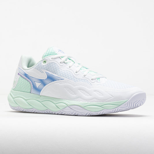 WAVE ENFORCE COURT AC WOMEN - WHITE-FRONTIER BLUE