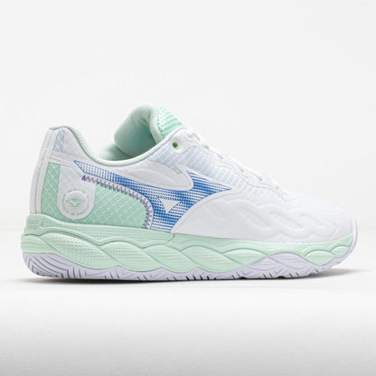 WAVE ENFORCE COURT AC WOMEN - WHITE-FRONTIER BLUE