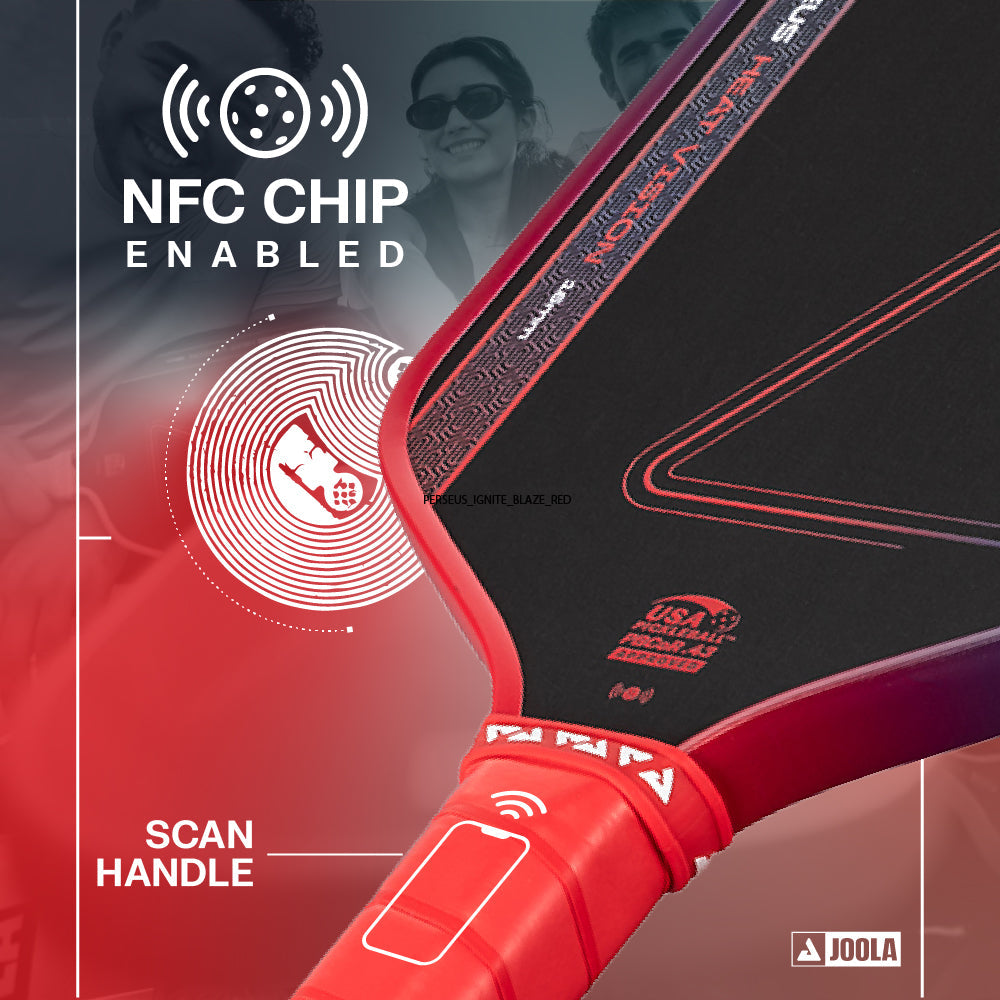 JOOLA Perseus Heat Vision Pickleball Paddle - Surge Green