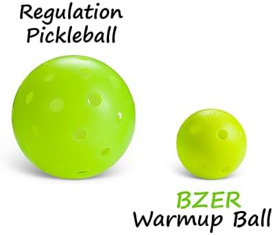 Bzer Mini Soft Rubber Training Pickleball Perfect for Warm Up and Drilling