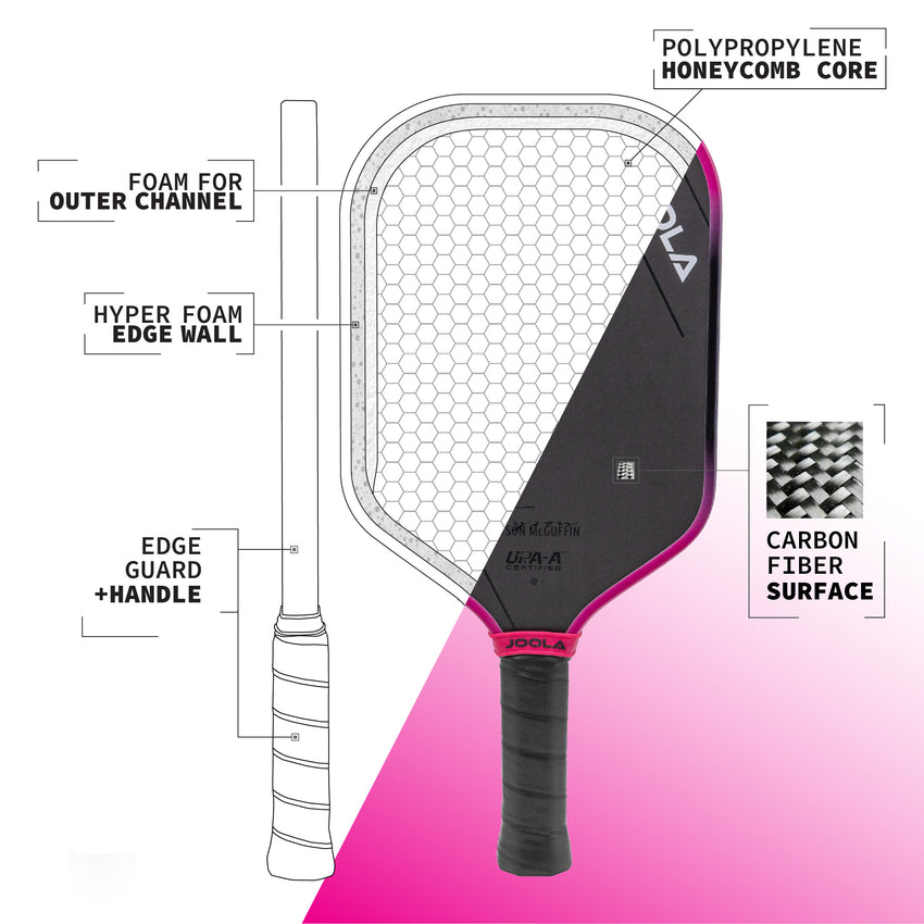 JOOLA Tyson McGuffin Magnus 3S 16mm Pickleball Paddle