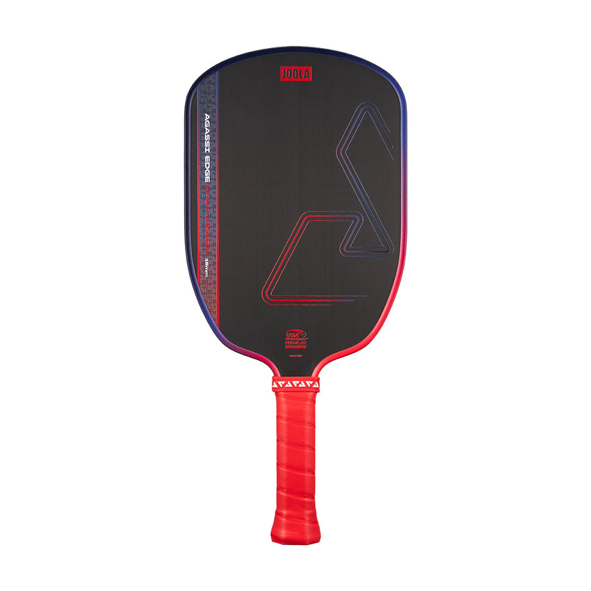 JOOLA Agassi Edge Heat Vision Pickleball Paddle - Blaze Red