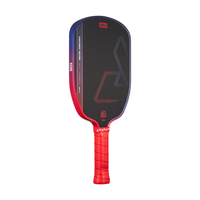 JOOLA Agassi Edge Heat Vision Pickleball Paddle - Blaze Red
