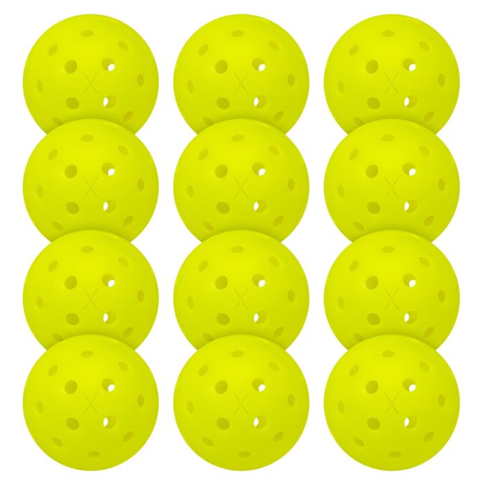 FRANKLIN X-40 OUTDOOR PICKLEBALLS - 12 Pack