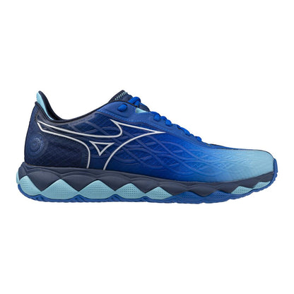 Women's Mizuno Wave Enforce Tour AC Tennis Shoe - MUGEN BLUE-WHITE