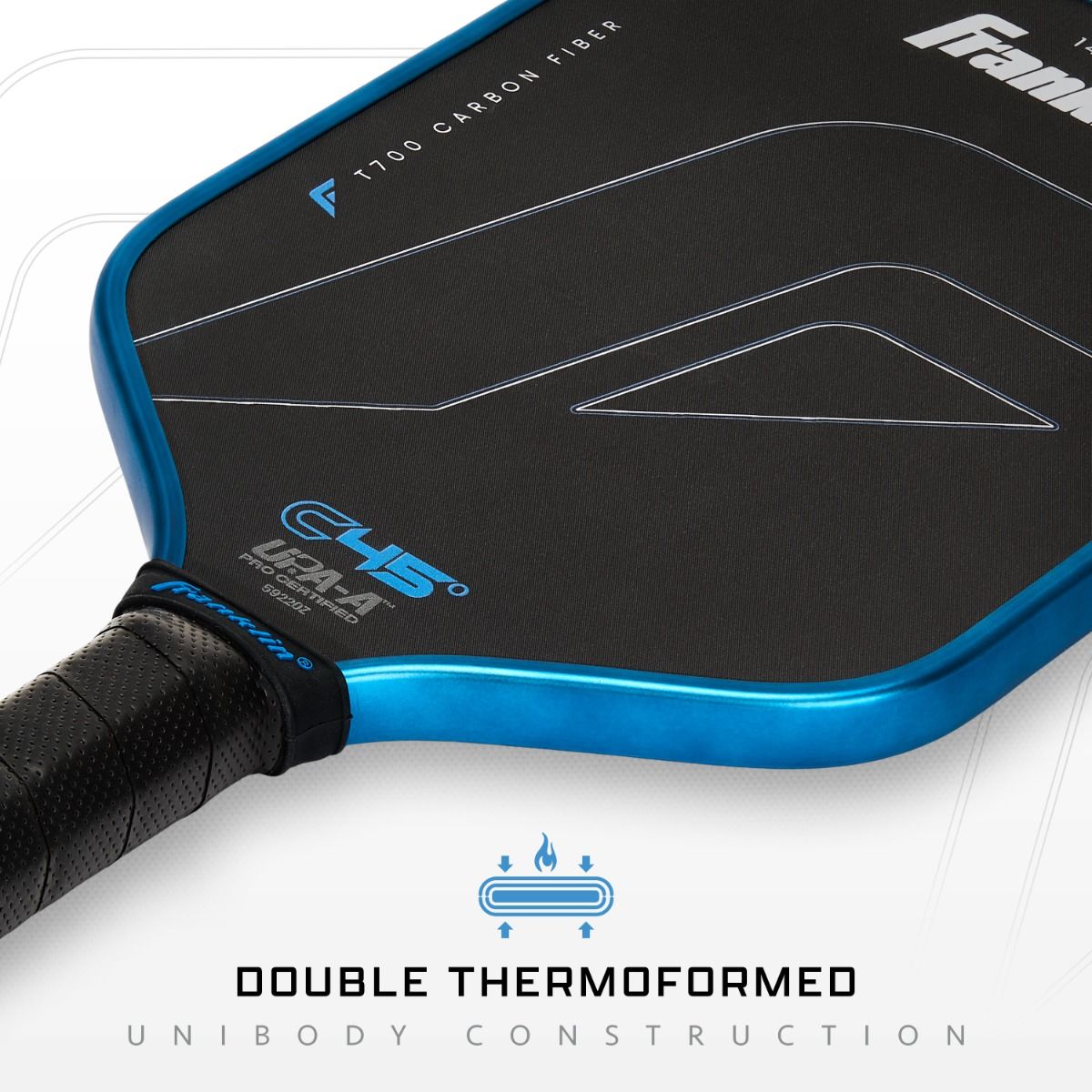 Franklin C45° Carbon Fiber Pickleball Paddle - 14mm - Blue