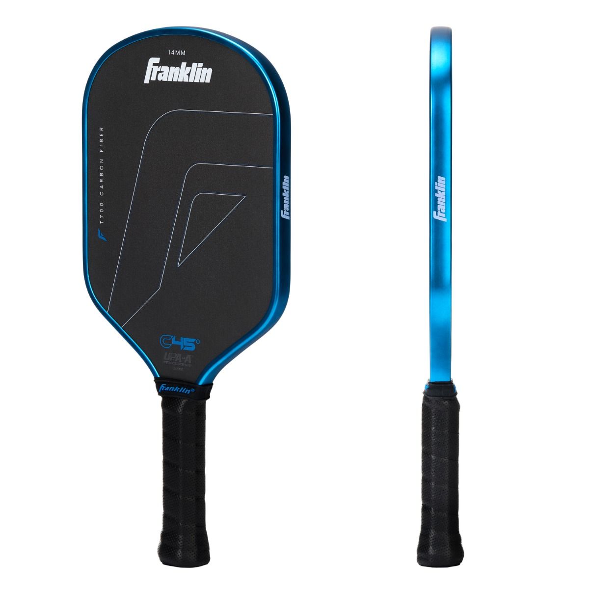 Franklin C45° Carbon Fiber Paddle - 14mm - Blue