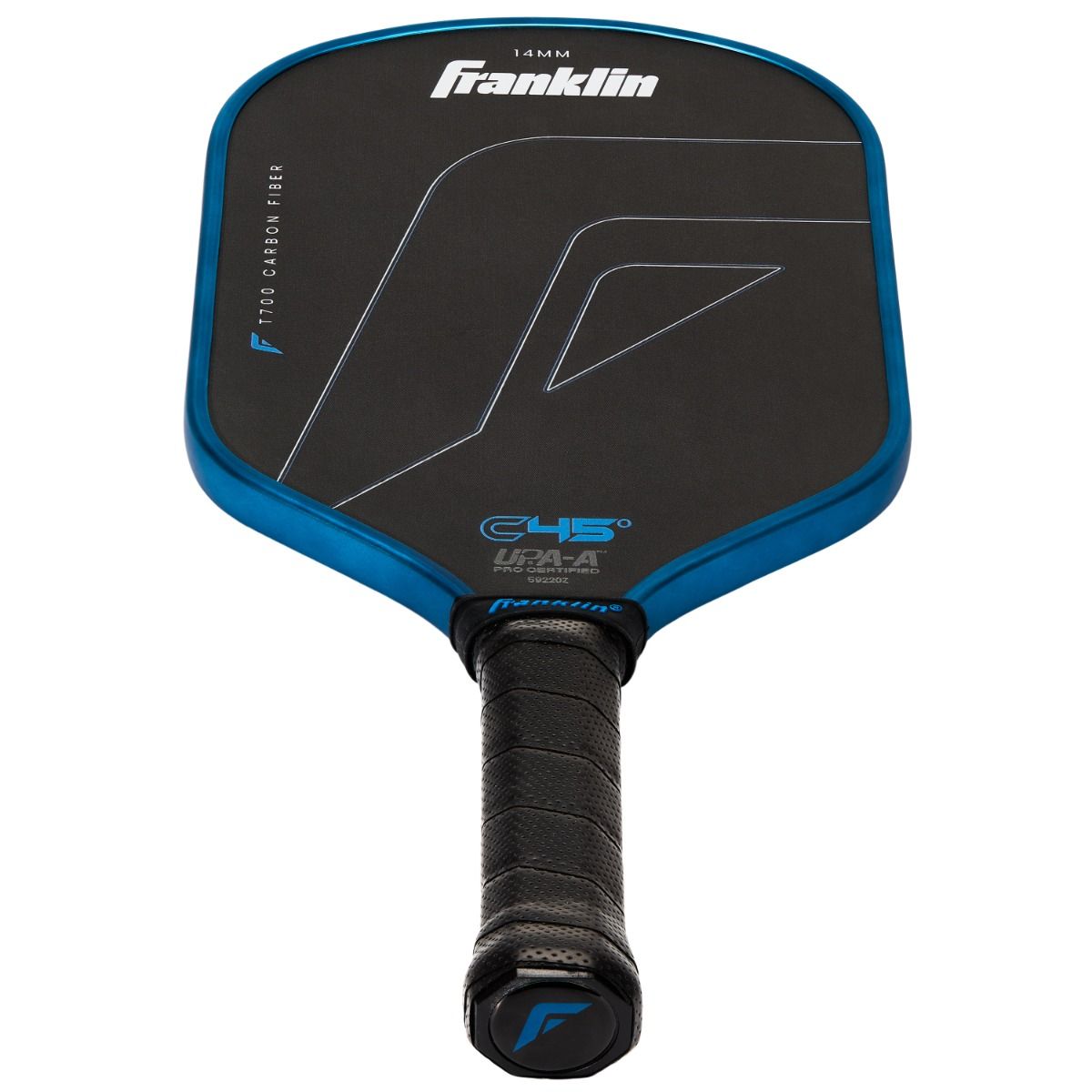 Franklin C45° Carbon Fiber Paddle - 14mm - Blue