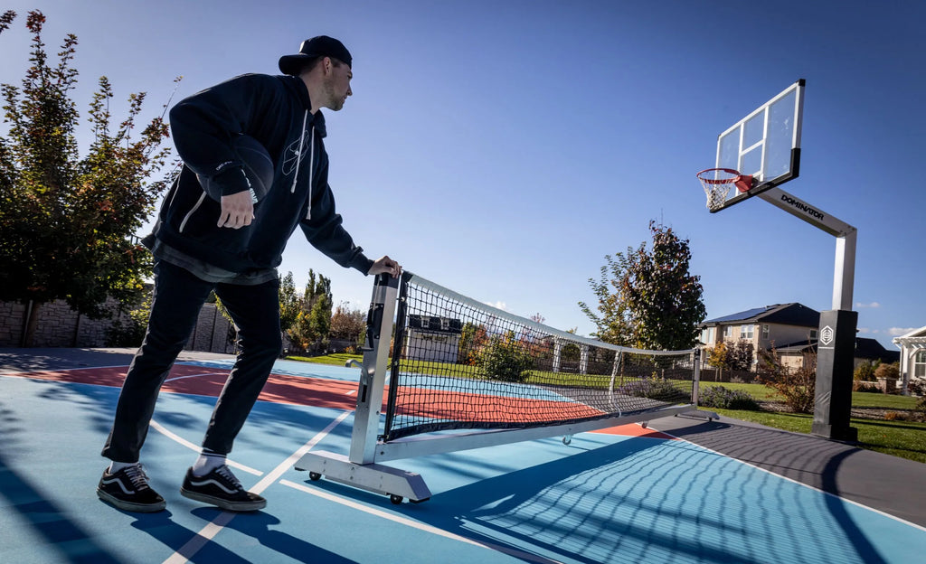 Dominator Pro Max Rolling Portable Pickleball Net