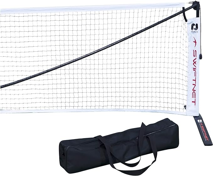 Swiftnet 2.1 Portable Pickleball net System - Durable and Lightweight Pickle Ball Net for Indoor and Outdoor Use Pickleball Nets for Competitive and Recreational Play