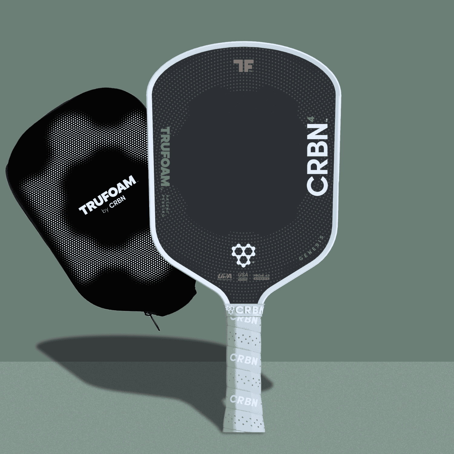 CRBN 4 TruFoam Genesis Pickleball Paddle (Hybrid, Aerocurve)