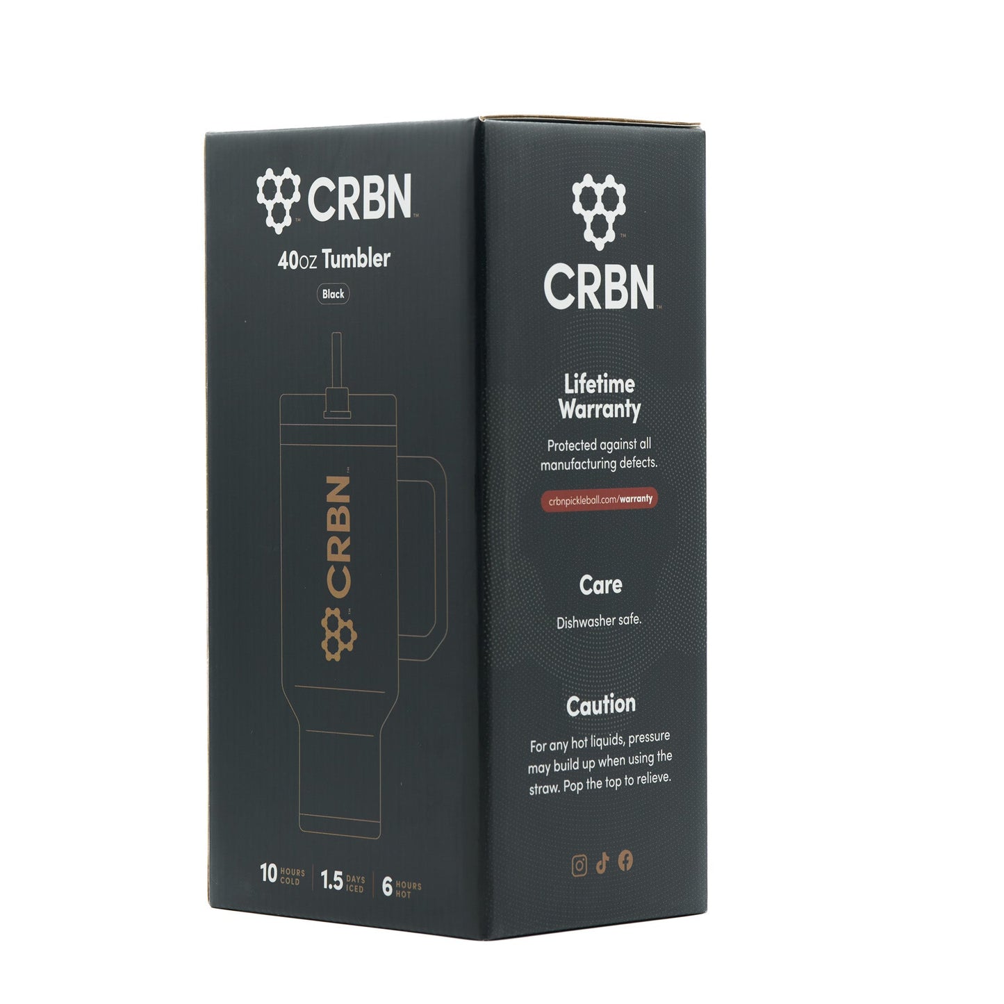 CRBN Tumbler Water Bottle (40oz)