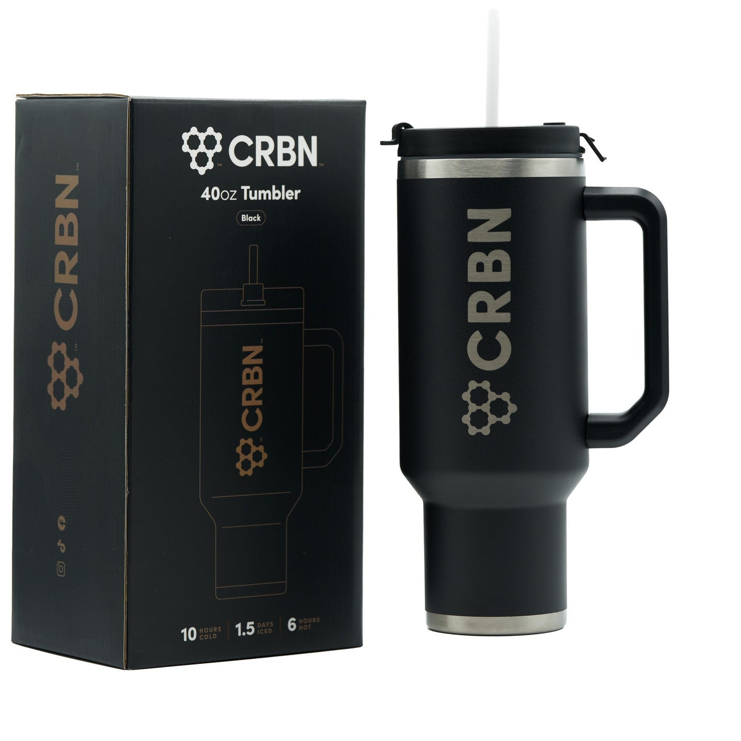 CRBN Tumbler Water Bottle (40oz)