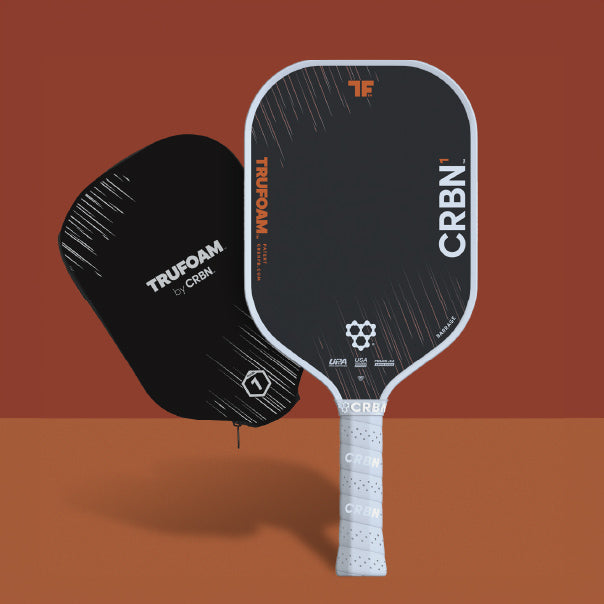 CRBN 1 TruFoam Barrage Pickleball Paddle (Elongated, Long Handle)