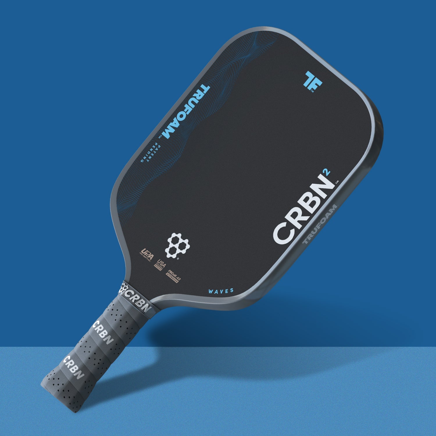 CRBN 2 TruFoam Waves Pickleball Paddle | (Square)