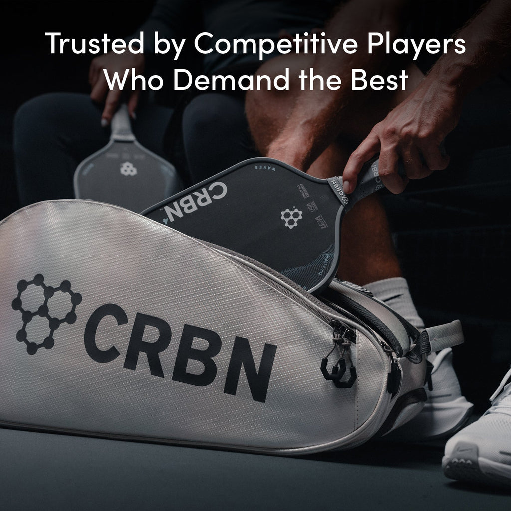 CRBN 4 TruFoam Waves Pickleball Paddle | (Hybrid, AeroCurve)