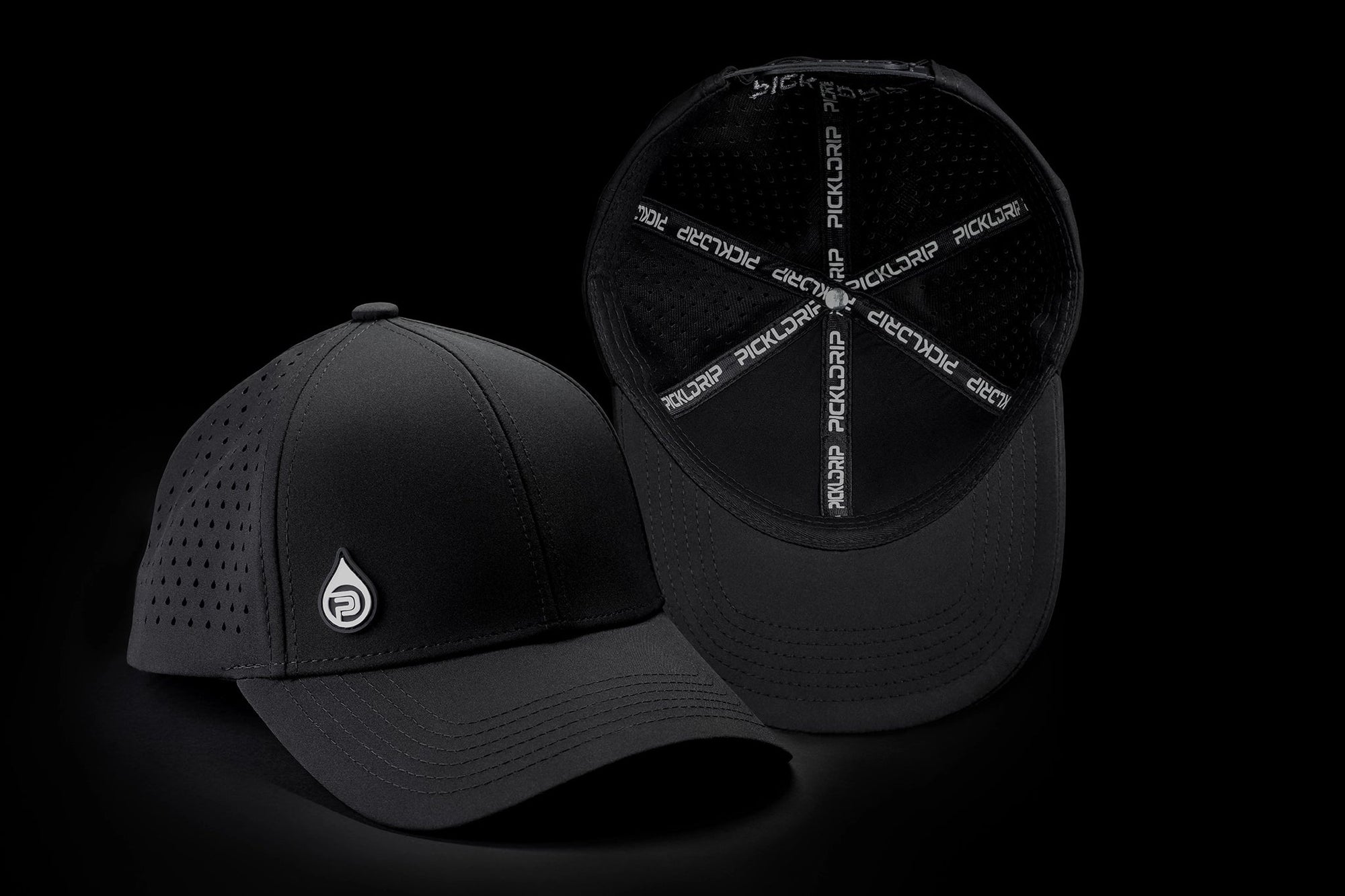 PICKLDRIP Blackout Drip Six-Panel SnapBack Hat
