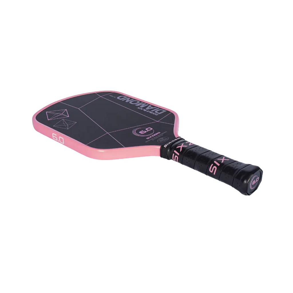SixZero Double Black Diamond Control Paddle - Cherry Blossom Pink (pink edgeguard)