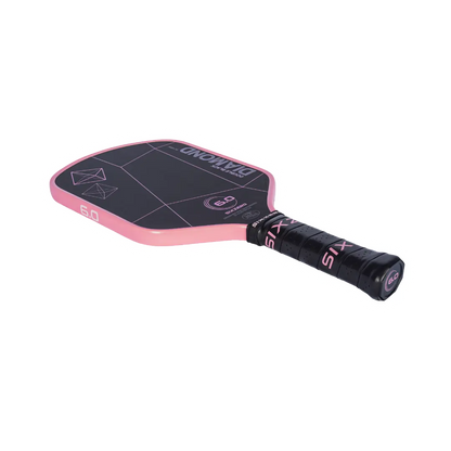 SixZero Double Black Diamond Control Paddle - Cherry Blossom Pink (pink edgeguard)