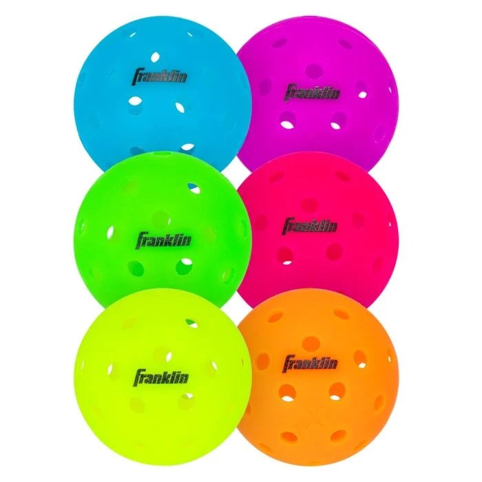X-40 Outdoor Pickleballs Parris Todd Neon - 6 Pack