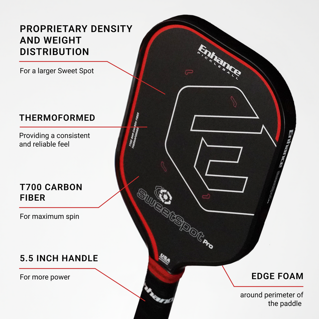 Enhance Pickleball SweetSpot Pro Pickleball Paddle