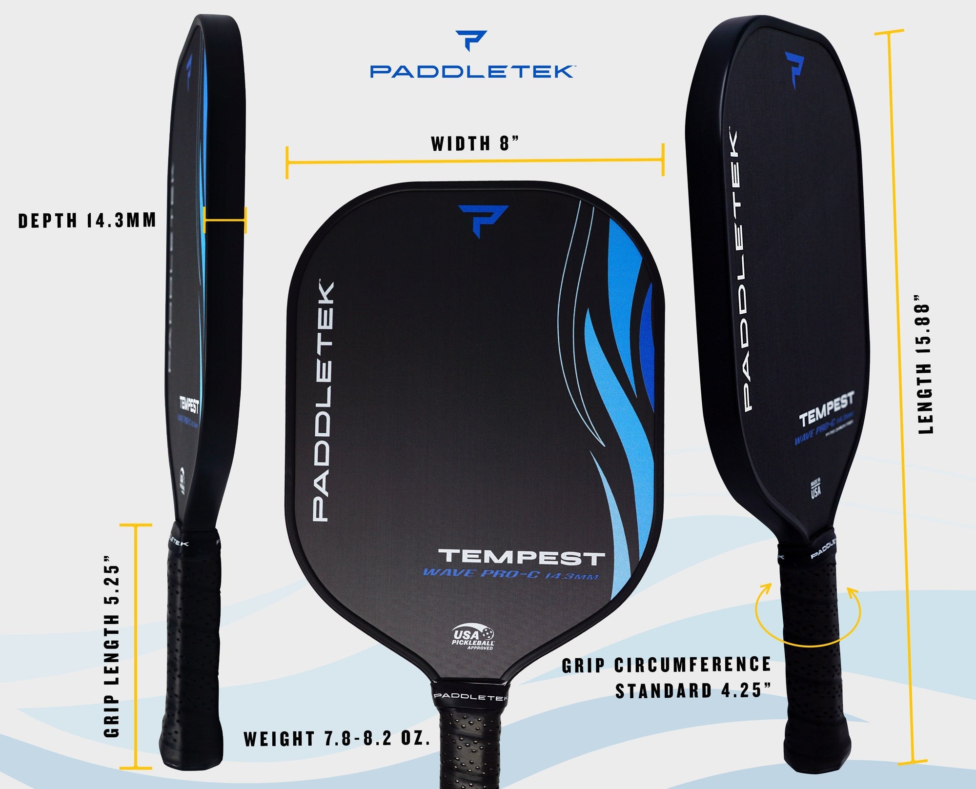 Paddletek TEMPEST WAVE PRO-C 14.3 - Aurora