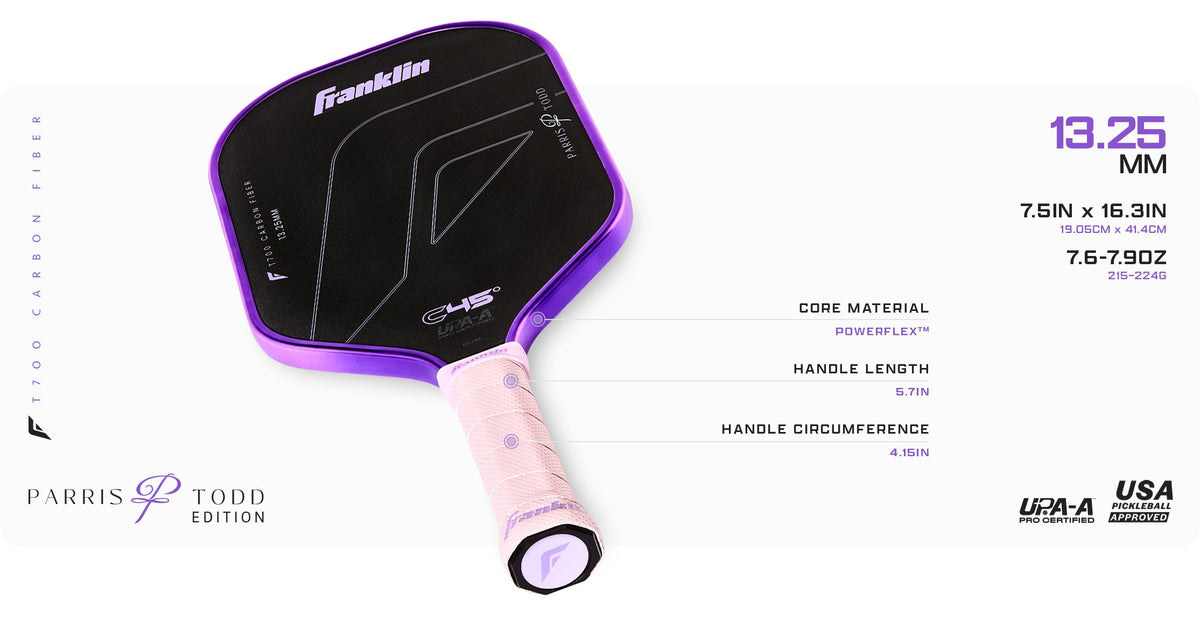 Franklin Parris Todd C45° Series Pickleball Paddle
