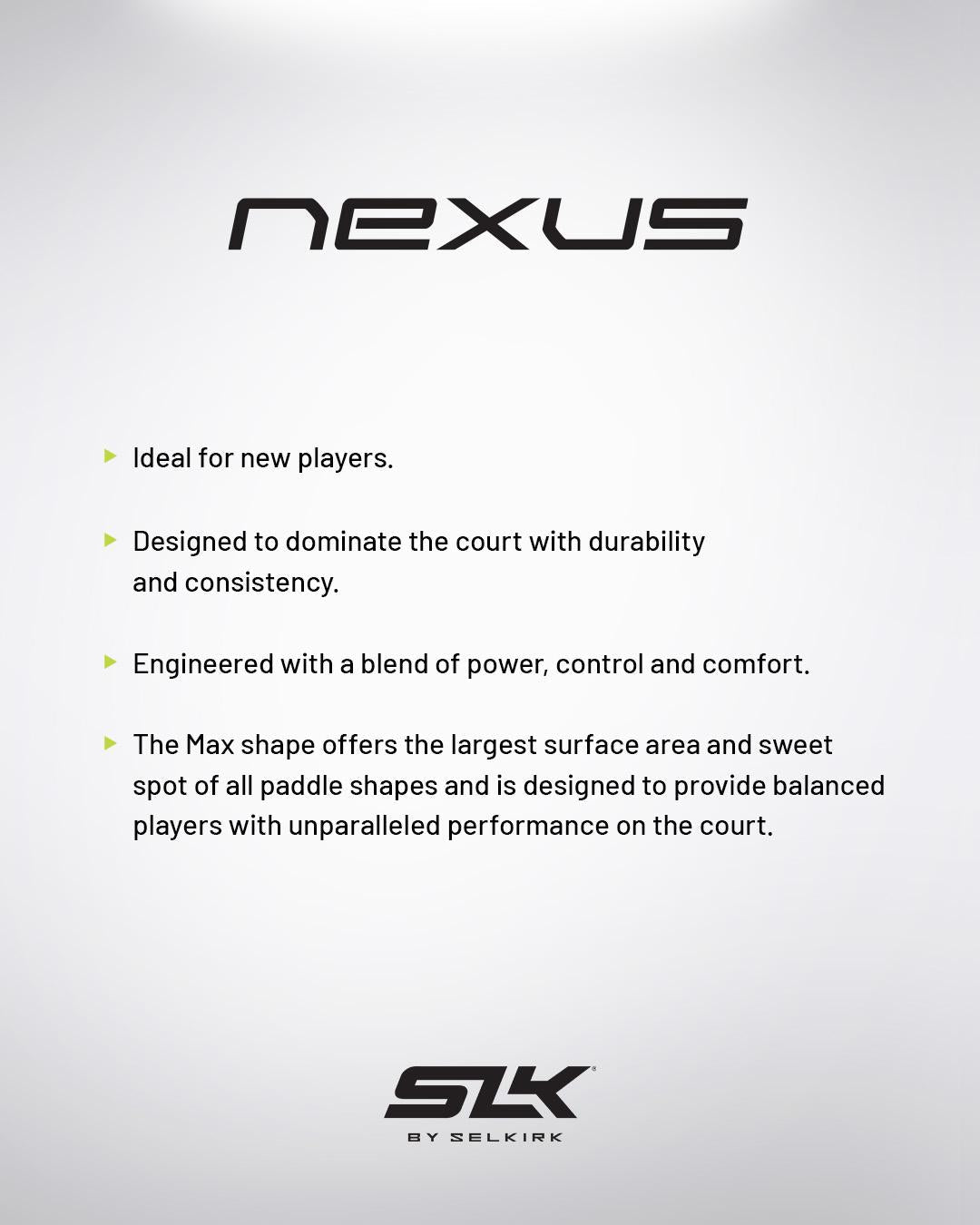 SLK Nexus - Max Pickleball Paddle