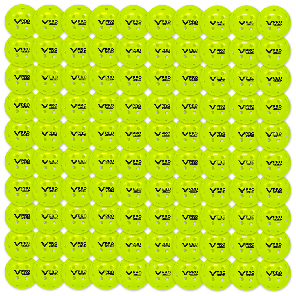 Vulcan VPRO FLIGHT Outdoor Pickleball Bulk Pack (100 pk.)