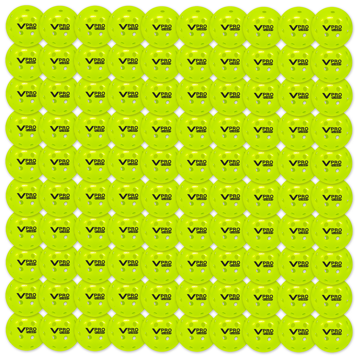 Vulcan VPRO FLIGHT Outdoor Pickleball Bulk Pack (100 pk.)