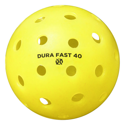 DURA Fast-40 Pickleballs - 100 Pack Yellow