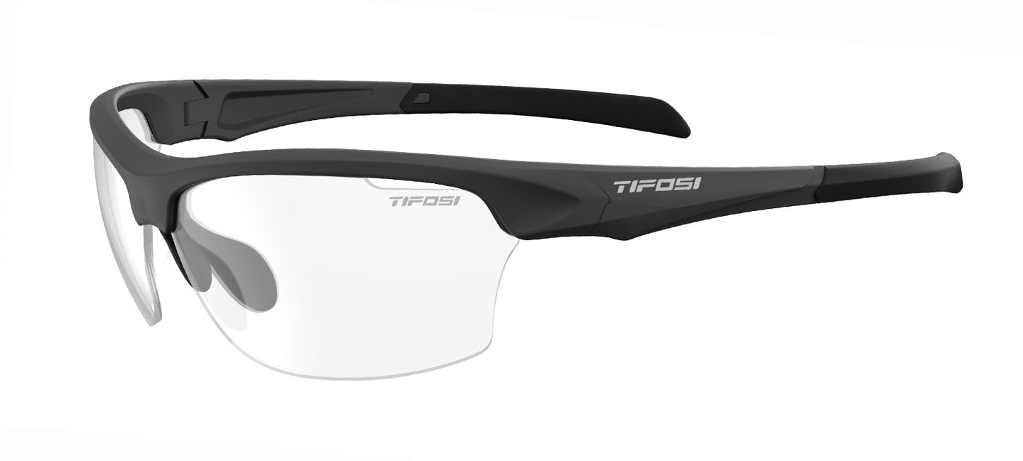 Tifosi Intense Sunglasses - Matte Gunmetal - Clear Lens