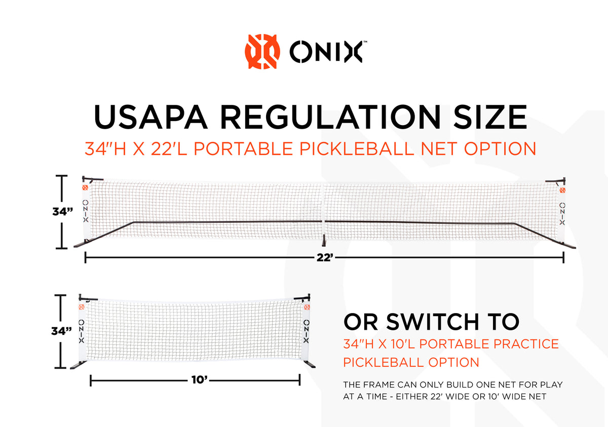 Onix Portable Pickleball Net and Practice Net