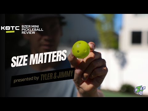 Bzer Mini Soft Rubber Training Pickleball Perfect for Warm Up and Drilling