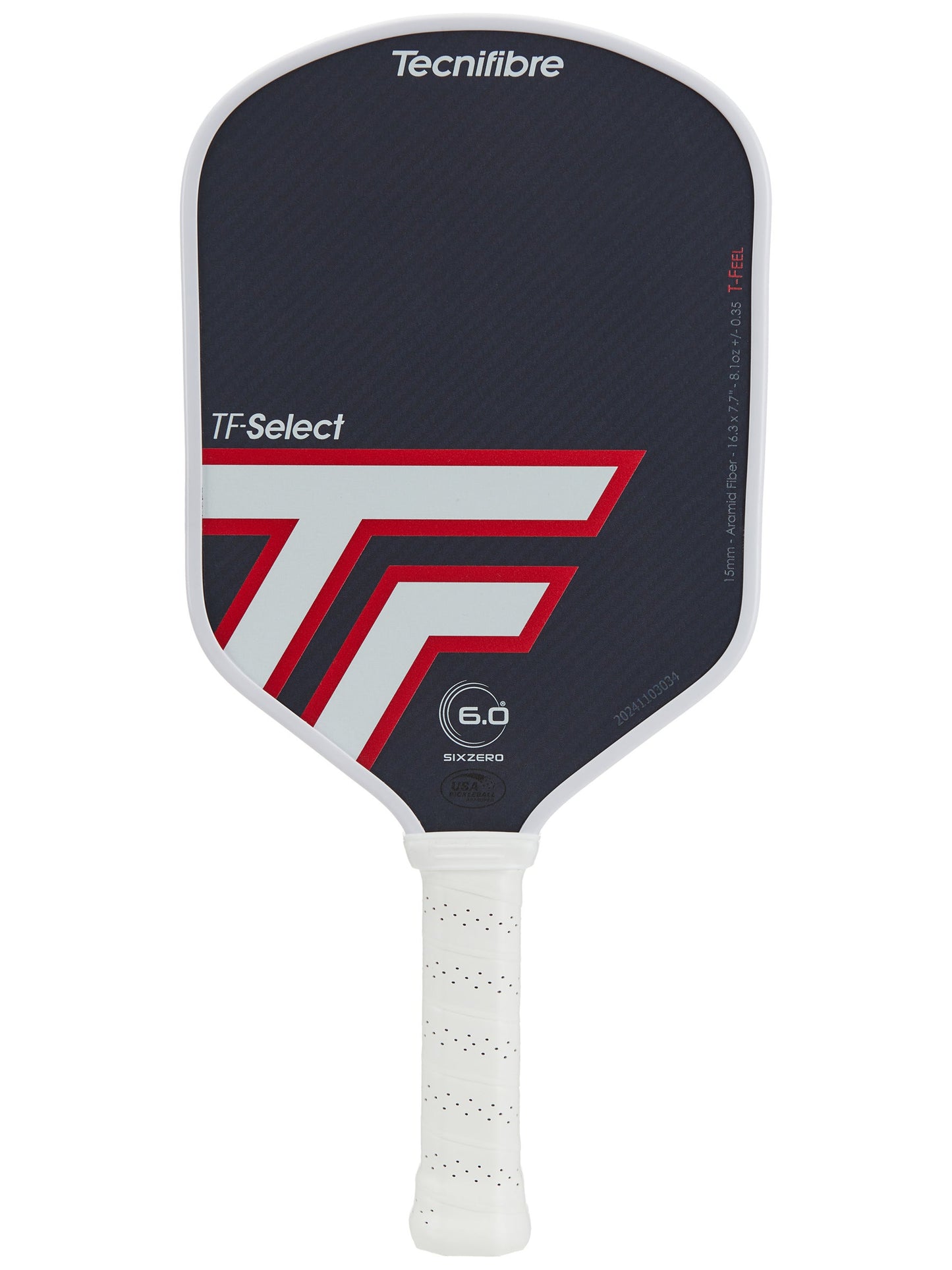 Six Zero Tecnifibre TF Select Pickleball Paddle