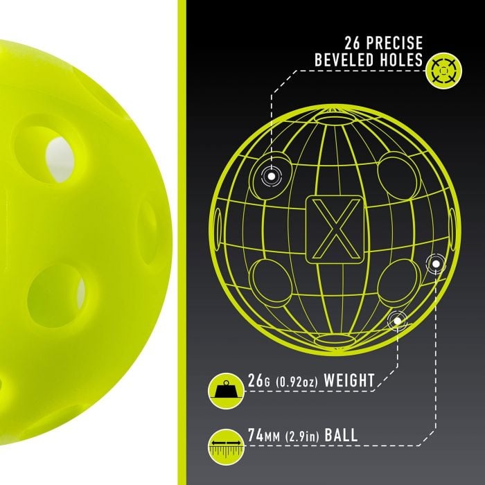 FRANKLIN X-26 INDOOR PICKLEBALLS - 3 Pack